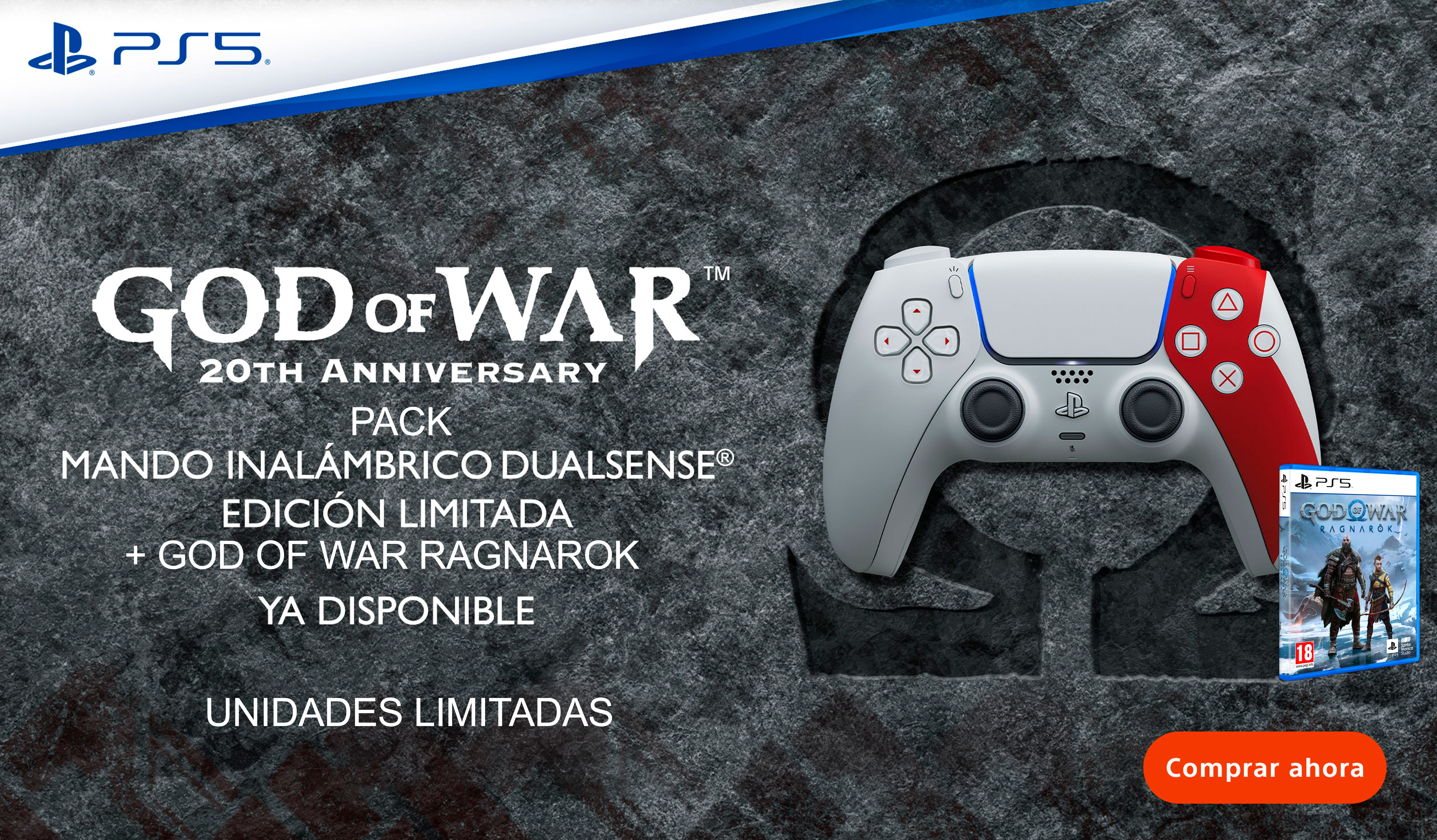 Mando DualSense God of War 20th Anniversary
